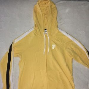 PINK zip-up sweatshirt